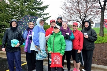 Participants support CHAD during 2015 Human Race